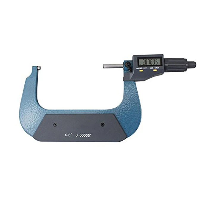 4-5''X0.00005'' Digital Micrometer Hand Using Measuring Diameter Tools