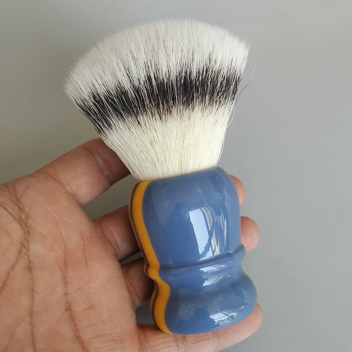 DiShi CN6 Soft synthetic hair shaving brush f1 resin handle for man wet shaving