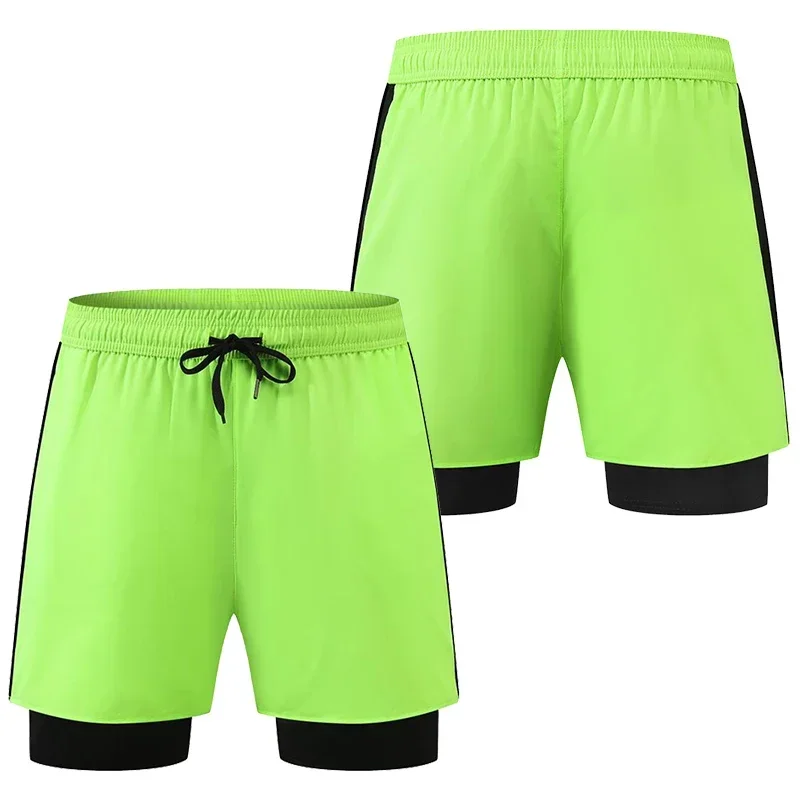 Two in One Basketball Shorts, Gym Taekwondo Sportswear, Men's Sports Pants, Running Leggings, Cycling Quick Drying Shorts