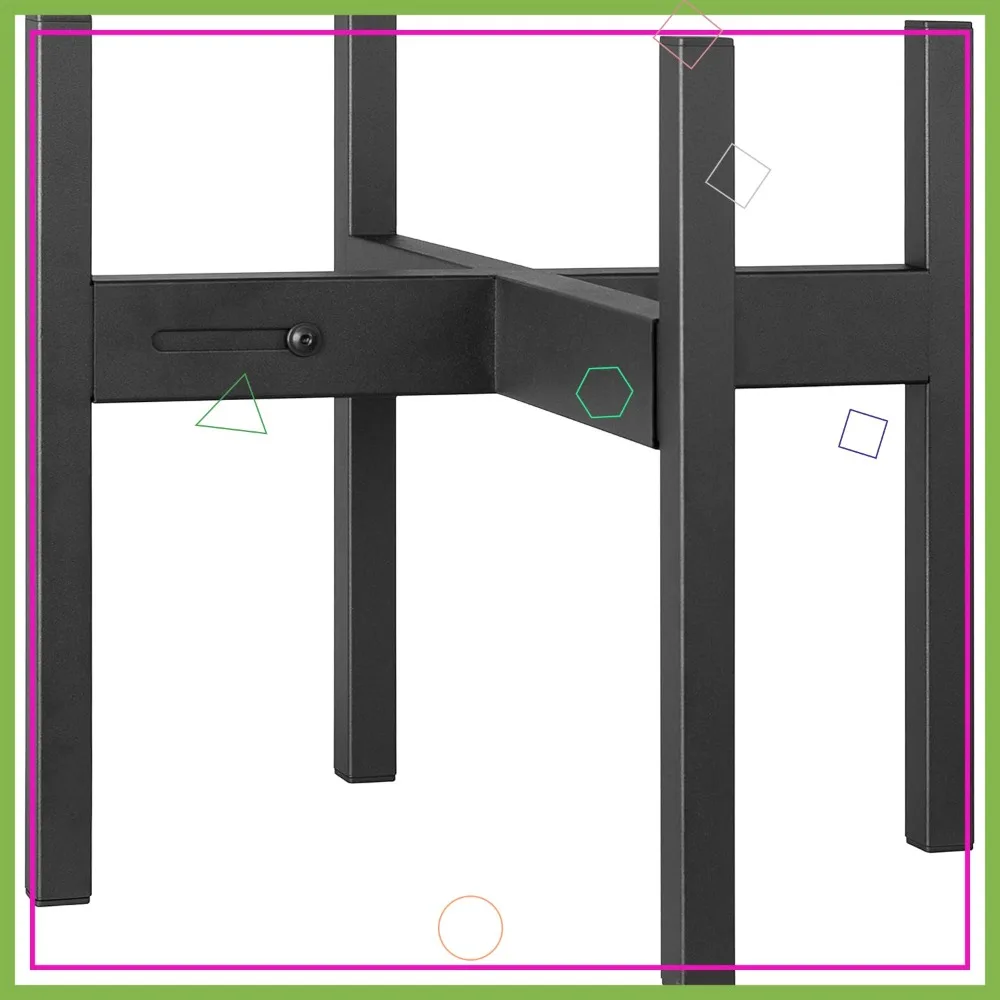 

Adjustable Plant Stand for 12-16 Inch Pots, Metal Planter Holder Indoor Outdoor Use, Easy Assembly Expandable Design