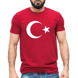 T-shirt da uomo Red Turkey Flag 3D Printed Harajuku magliette a maniche corte magliette Casual Unisex