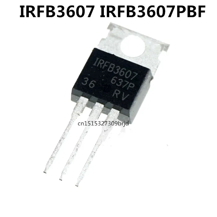 Original new 5pcs/ IRFB3607 80A/75V TO-220 In stock