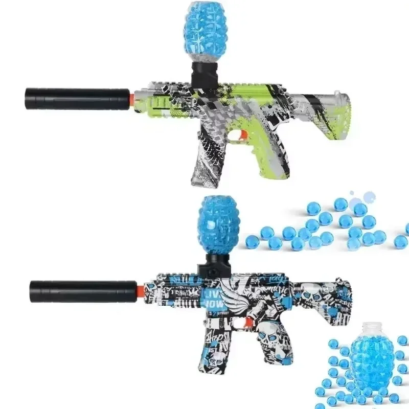 Kinder Splatter Ball Wasser Gel Perlen Spielzeug Pistolen Elektrische Pistole Spielzeug Abfeuern Hydrogel Wasser Ball Pistolen Kinder Sport Spielzeug