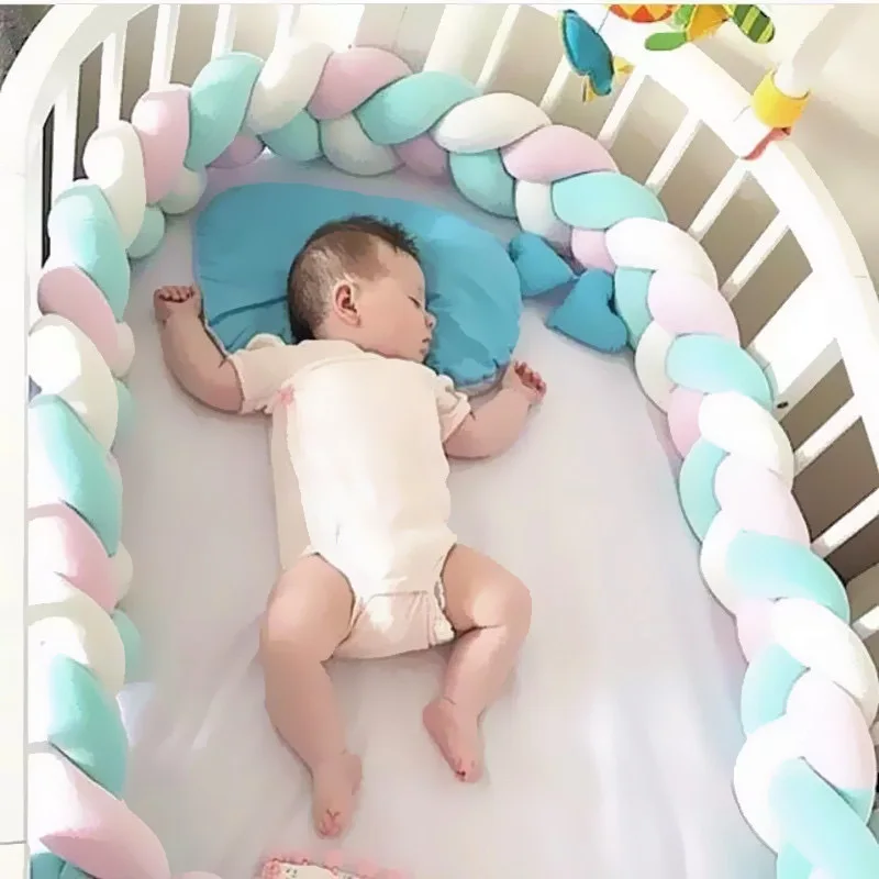 100 cm Babybett-Stoßstange, Baby-Stoßstange für Jungen und Mädchen, Babybett-Stoßstange, Krippenschutz, Cuna Para Bebe, Raumdekoration