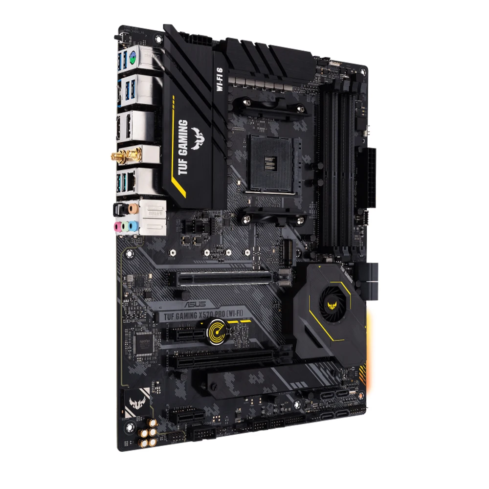 ASUS TUF Gaming X570-PRO (WAP FI) Prise en charge de la carte mère Ryzen 9 5900X Ryzen 7 5700 R5 5600 CPU 4xDDR4 touristes M.2 NVcloser HDMI PCIe 4.0