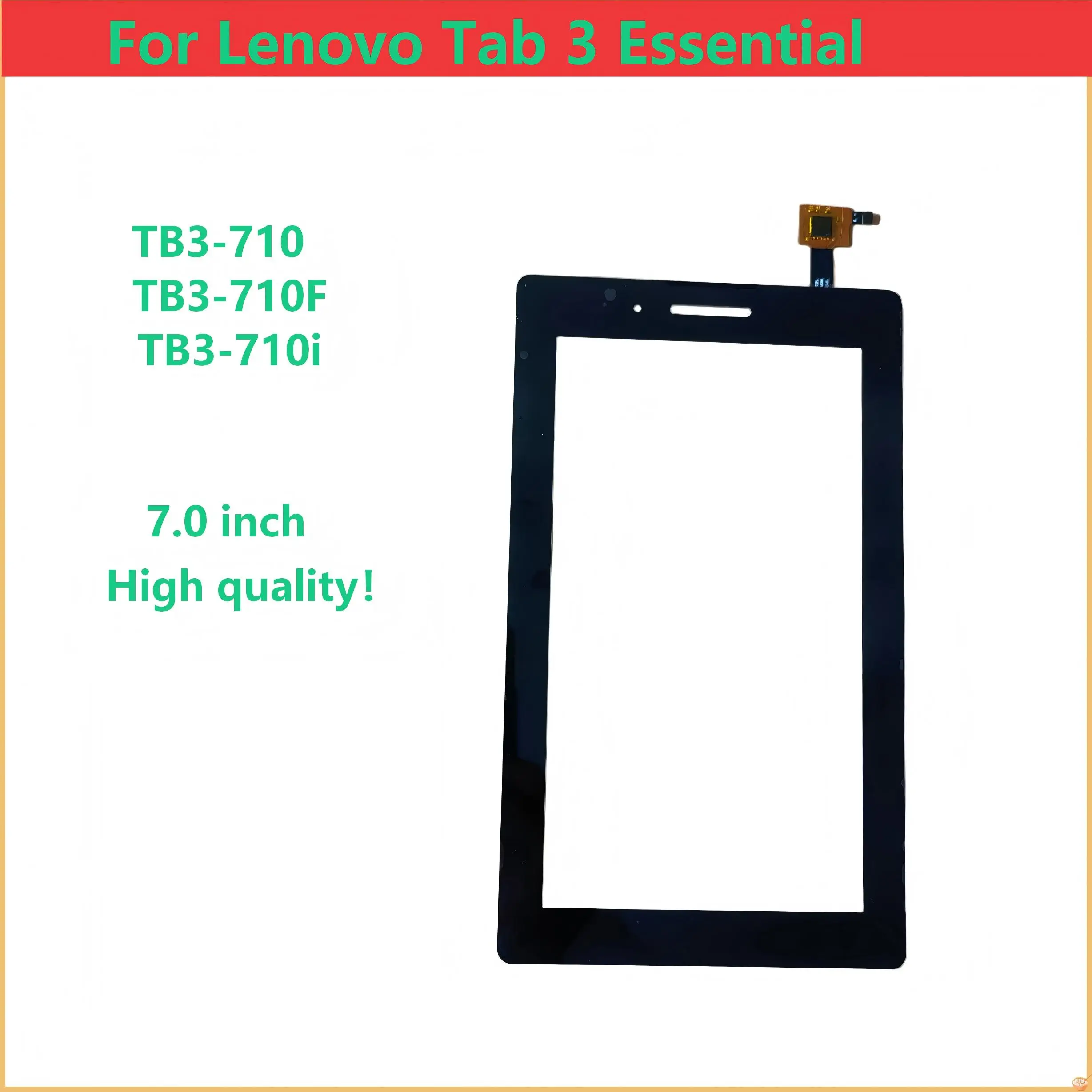 

Сенсорный экран A+ для Lenovo TAB 3 Essential 7.0" 710F Tab3 TB3-710i TB3-710 TB3-710F + передняя стеклянная панель OCA LCD для замены