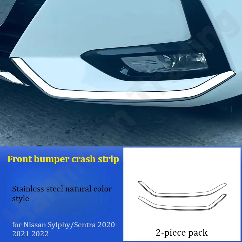 

Декоративная полоса/накладка на передний бампер/решетку радиатора для Nissan Sylphy/Sentra 2020 2021 2022, яркая, модифицированные аксессуары