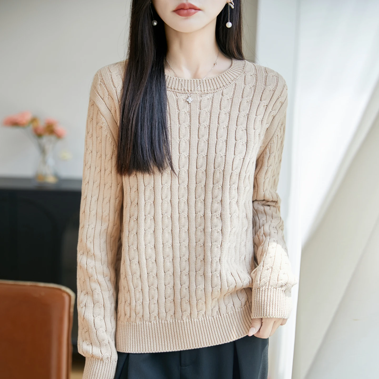 100% pure cotton vintage hemp  - огляд і ціна Undershirt Crew Neck