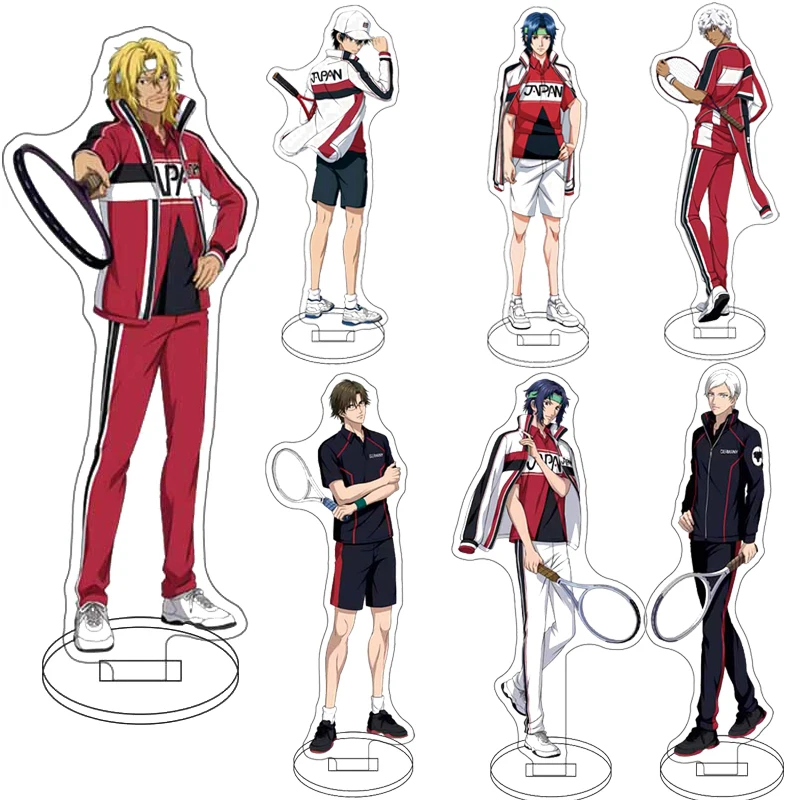 16CM Anime Acrylic Stand ‌THE PRINCE OF TENNIS Ⅱ Ryoma Echizen Tezuka Kunimitsu Fuji Syusuke Cos Figure Ornaments Gifts