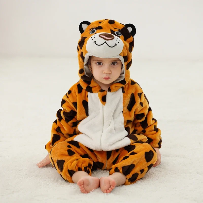 Pelele infantil para bebé, niño y niña, Mono para recién nacido, ropa con capucha para niño pequeño, Pelele de Animal, disfraz de Cosplay de Halloween