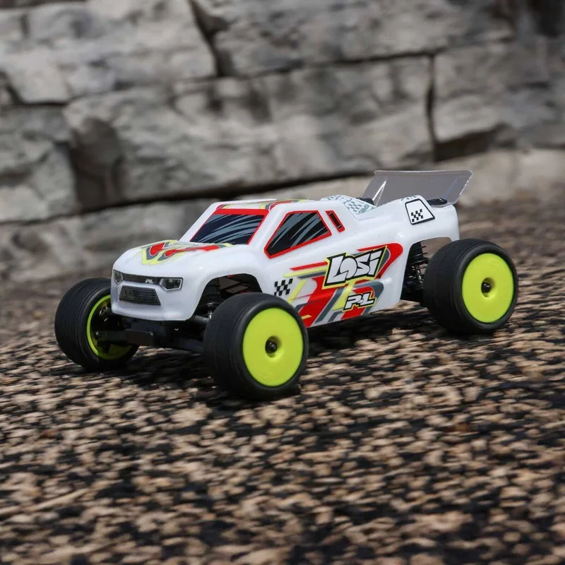 Losi Rc Off Road Truck 1/28 Micro T 2S Brushed Rear Drive Mini Electric Remote Control Model For Adult Hobby Off Road Racing