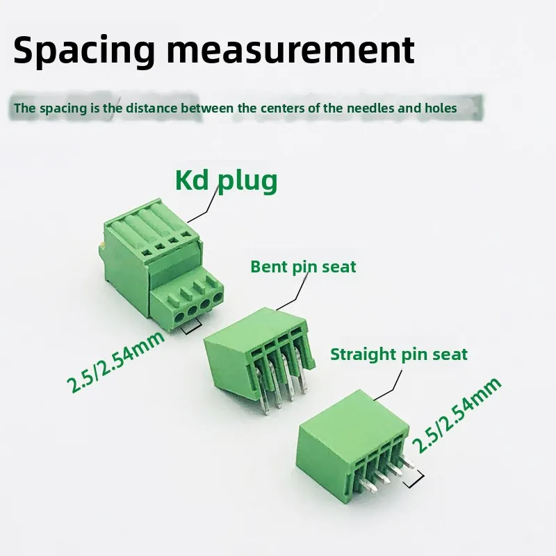 Pluggable Terminal Block 2EDGKD-2.5mm Small Pitch Spring Press Screwless Plug Socket Connector