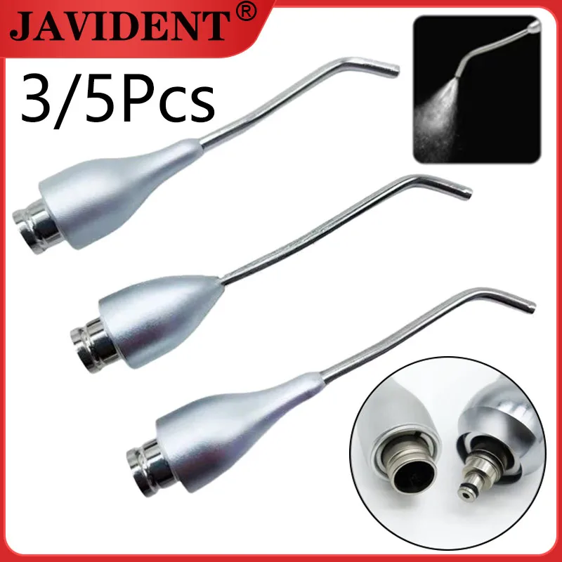 3/5Pcs Dental Sandblasting Handpiece Air Polisher Nozzle Dental Handpiece for Teeth Cleaning Dental Instrument Accessories