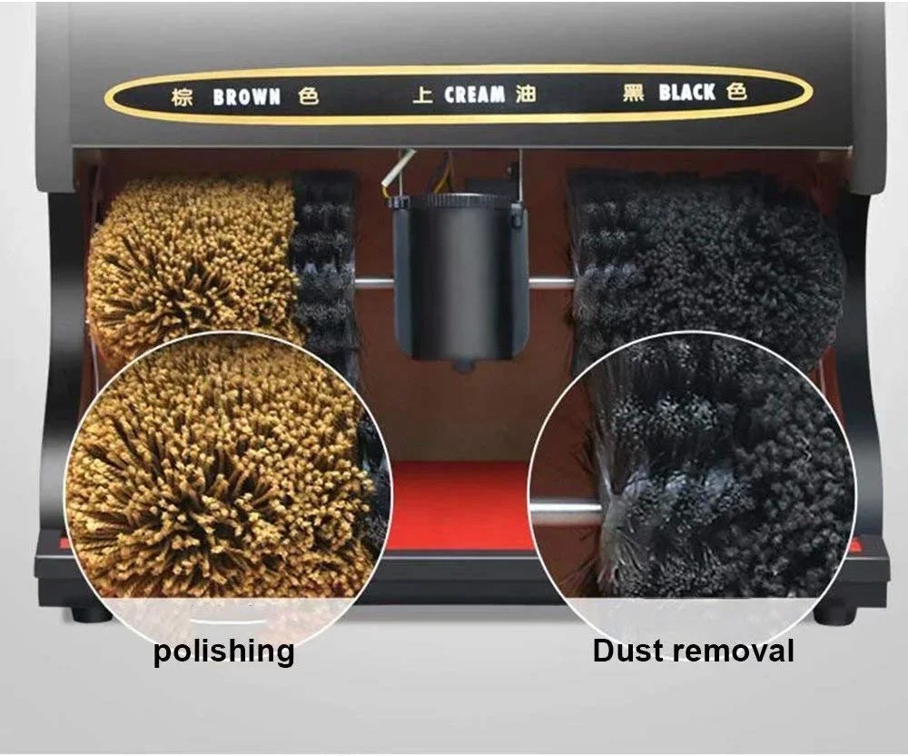 Automatic operated shoe polisher commercial shoe shine polishing shoe cleaner made in China