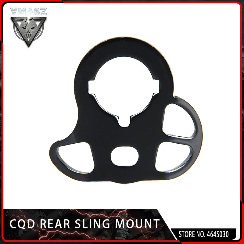 VMASZ Tactical M4 CQD Rear Sling Mount AEG Military Army 3 Hole Straps Ring Mount for Airsoft M4 Series Hunting Accessory GB0905