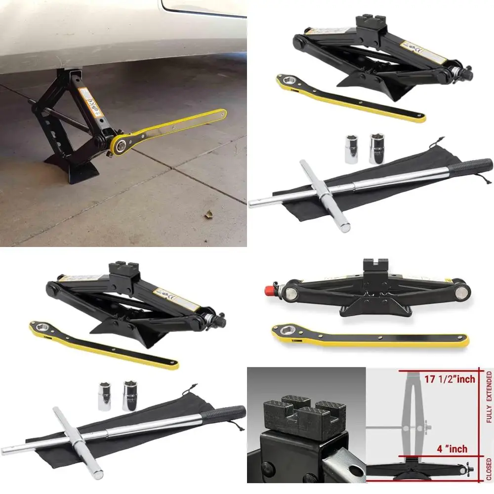 

Набор ножничных домкратов для Volkswagen Tiguan: эксклюзивный дизайн с фирменной головкой домкрата и эффективным крестовым ключом для компактного хранения