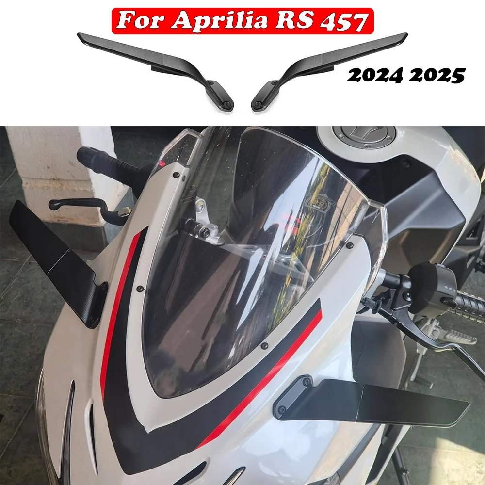 

RS457 Accessory Motorcycle Rearview Mirror Anti-glare Mirrors For Aprilia RS 457 rs457 2024 2025 Side Adjustable Rearview Mirror