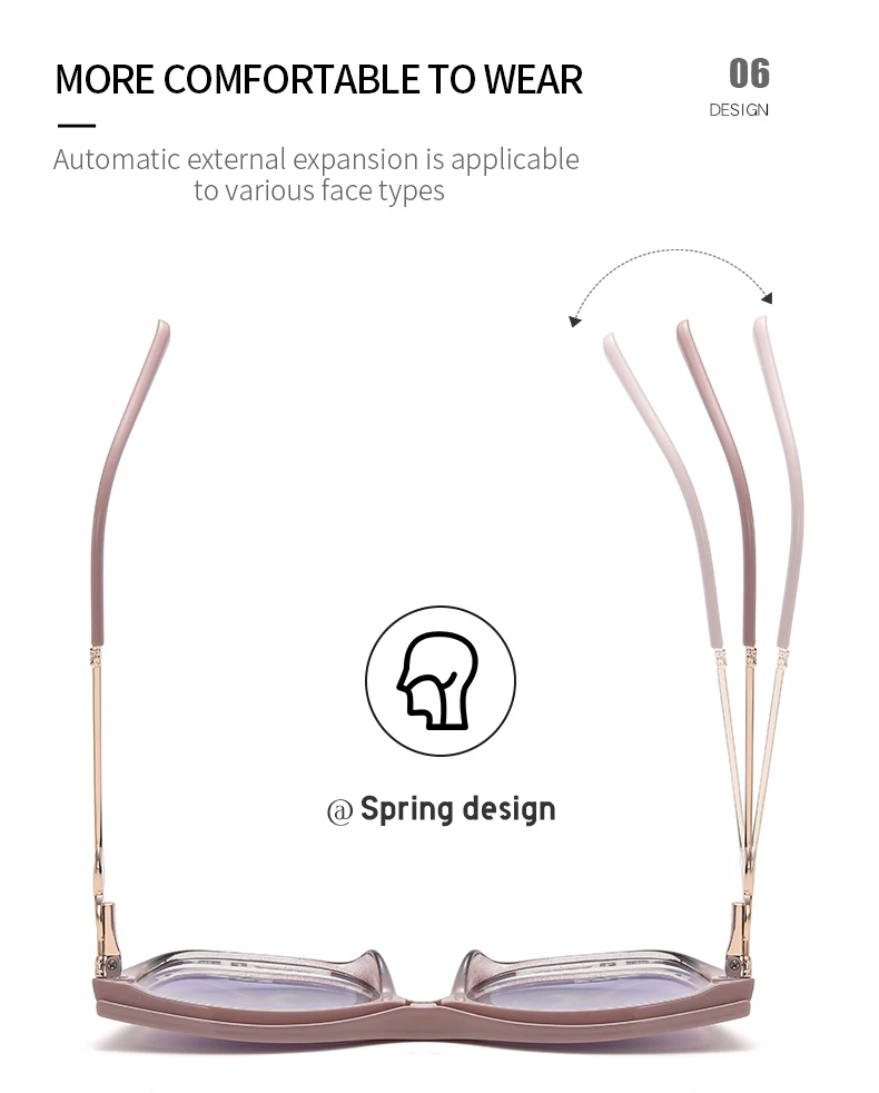 Magnetische polarisierte Sonnenbrille für Damen, modisch, Cat-Eye, 2-in-1-Clip auf Damen, Anti-Blaulicht-Brillengestelle, TR90-Metallbrille – Detail 10