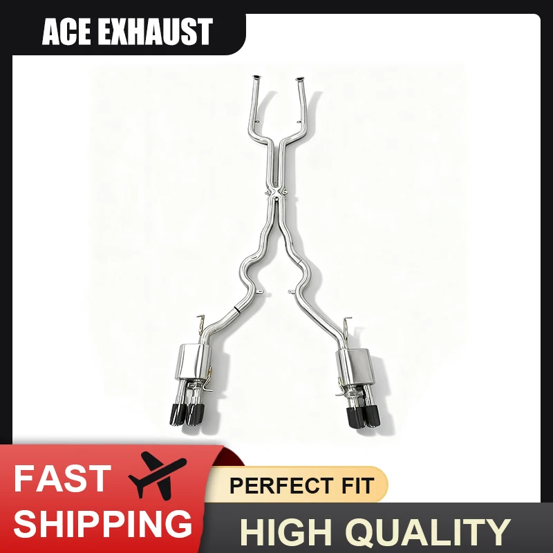 

ACE Exhaust for BMW F10 M5/F06 F12 F13 M6 S63 4.4TT V8 SS304 Valved Muffler Catback Valvetronic Exhaust Pipe with Remote Control