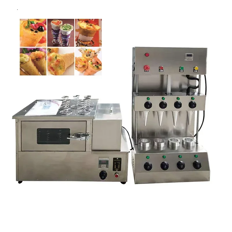 

Hot Selling Equipment Waffle Cones For Ice Cream Trade Vend Automatic Pizza Cone Making Machine