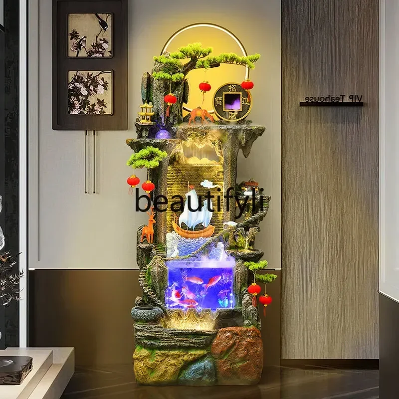 

SS Living room ornaments, home accessories, entrance decoration, rockery, flowing water, fountain, circulating water, office, gi