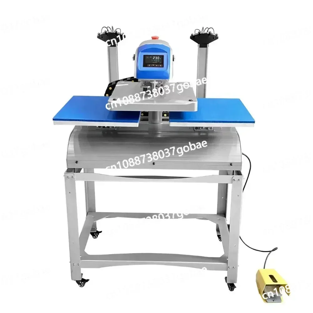 Automatic 16x20 Double Station Tshirt Printing Sublimation Heat Press Machine with Laser Alignment