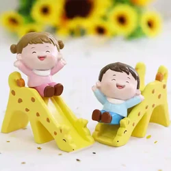 Children's Day Baby Slide Cake Decoration For Children Boys And Girls Kindergarten Play Creative Cute Children's Decoration