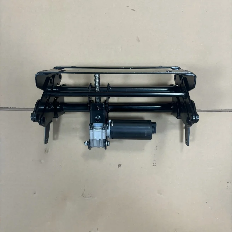 Durable main leg rest for automotive and aviation seats with adjustable height and 90-degree lift