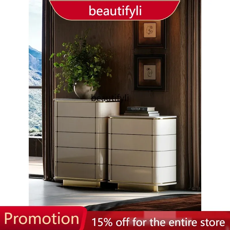 

B6 B6 Итальянский легкий роскошный комод у настенного шкафчика, дизайнерское хранилище, высококачественный комод A57
