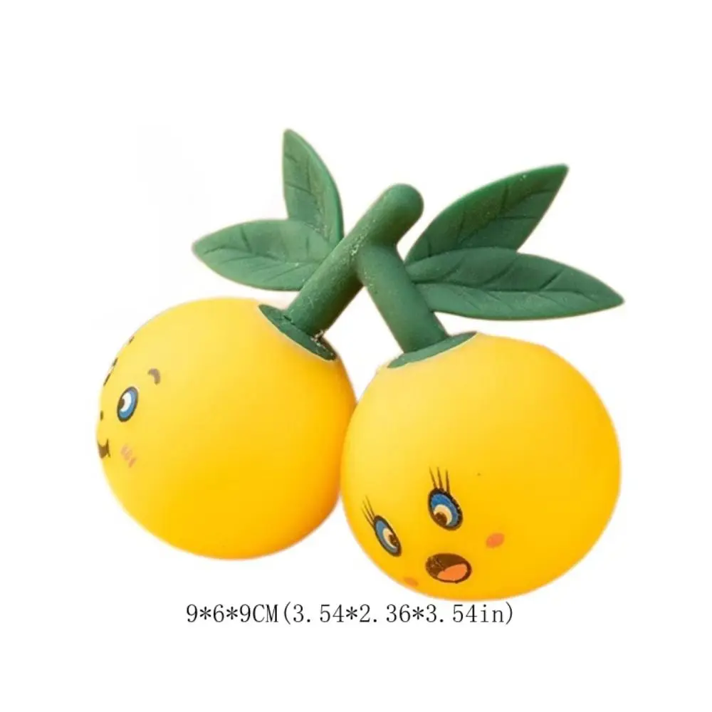 Fresh Rubber Squeeze Toy Shapeable Reliever Yangmei Skewers Squeeze Toy Flexible Simulation Fruit Pinch Toy