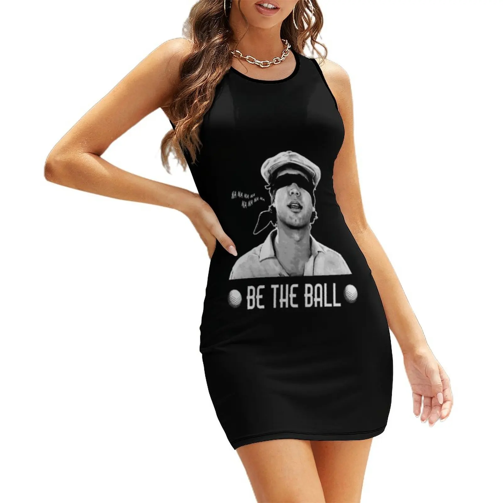 Caddyshack T-shirtBe the Ball T-shirt_by _ فستان صيفي بدون أكمام للنساء فستان صيفي نسائي 2025 ملابس نسائية صيفية