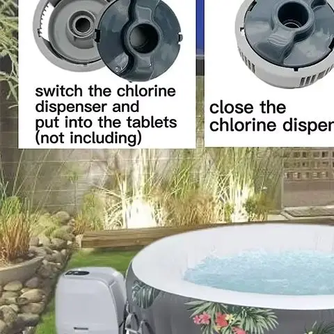 

Pool Chemical Chlorine Dispenser System P05345 P03821 Chlorine Dispenser Replacement For Lay Z Spa Hot Tub Spa
