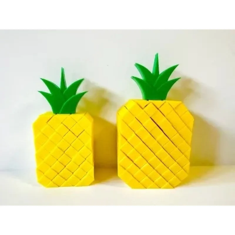 لعبة تخفيف التوتر على شكل أناناس بكسل مطبوعة 3DP