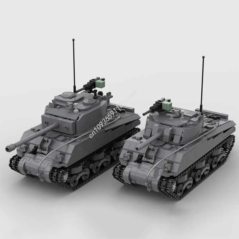 

922 шт. MOC Sherman M4A2M4A2 W nan модель строительные блоки детские игрушки кирпич DIY архитектура ремесло рождественские подарки
