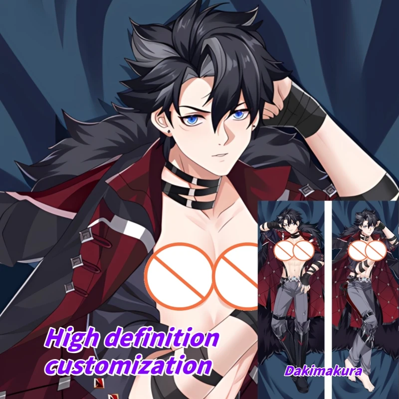 

Dakimakura Anime Pillow Case Genshin Impact Wriothesley Double-sided Print Of Life-size Body Pillowcase Gifts