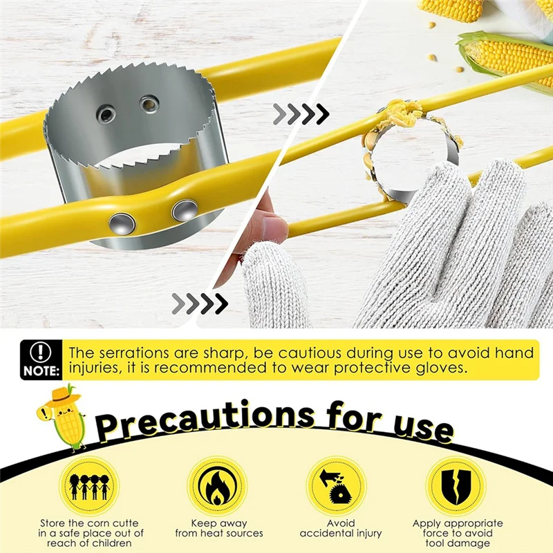 

LNHF Corn Stripper Corn Remover Tool For Quick Kernels Removal For Corn Creamer And Cooking Prep