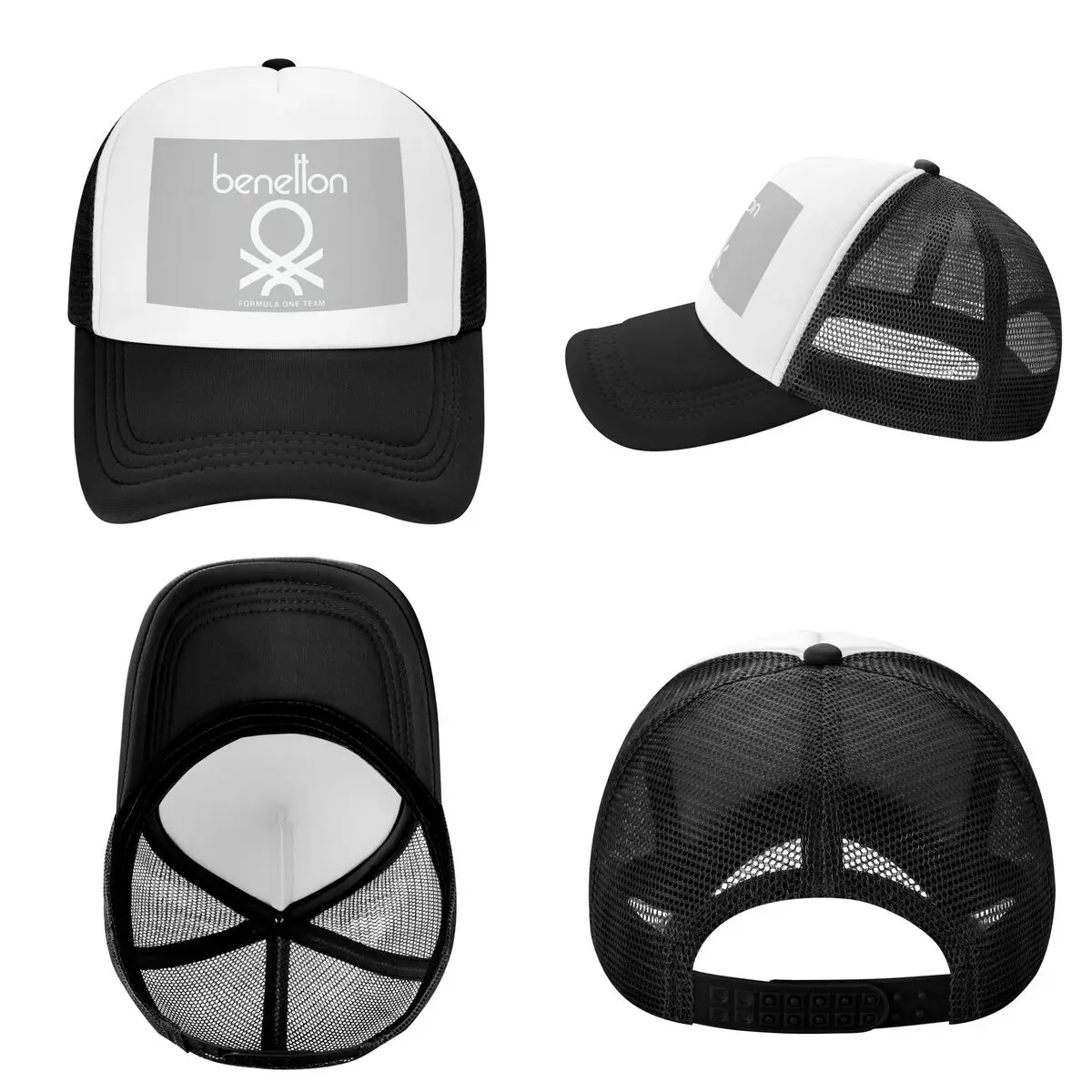Benetton Formula Team 80s Collection Cap Fashion Mesh Baseball Caps Adjustable Hat Hip Hop Summer Unisex Baseball Hats