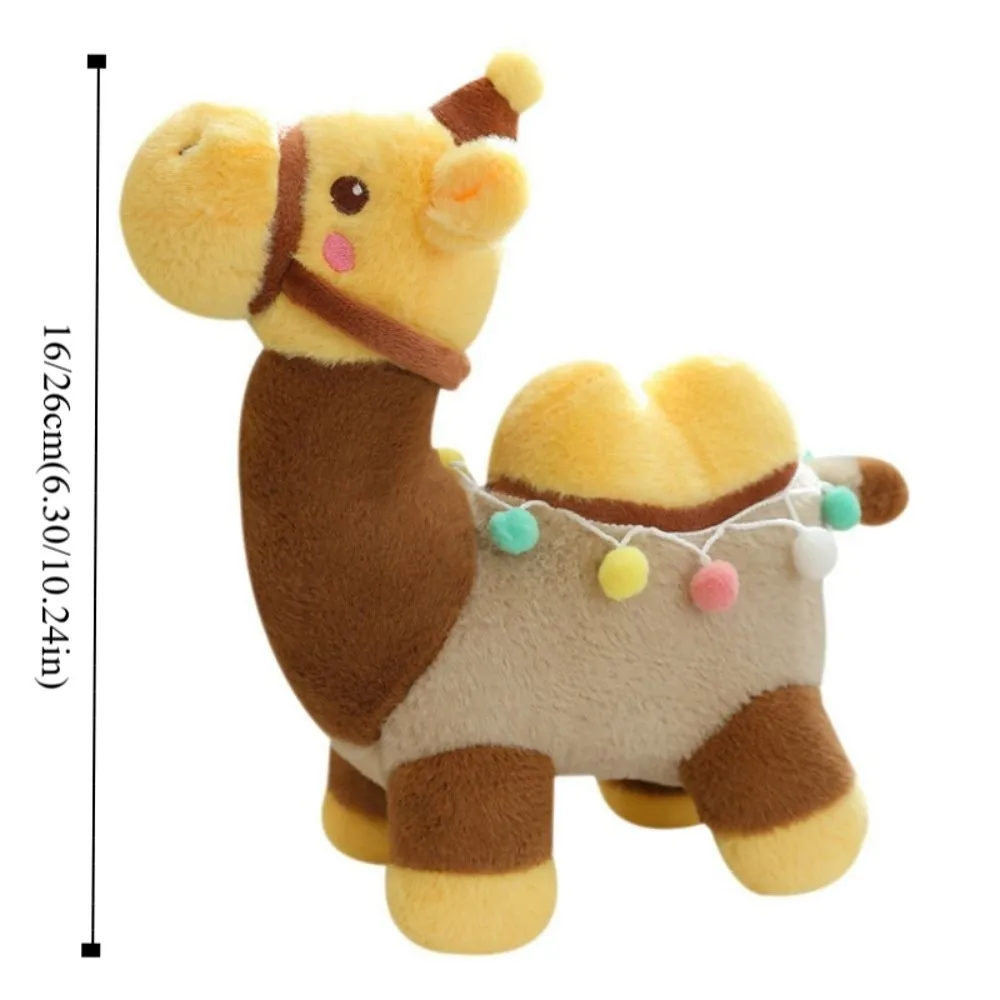 Creative PP Cotton Simulated Camel Camel Desert Animal Soft Stuffed Simulation Soft Cartoon Camel Shaped Colleagues Gift