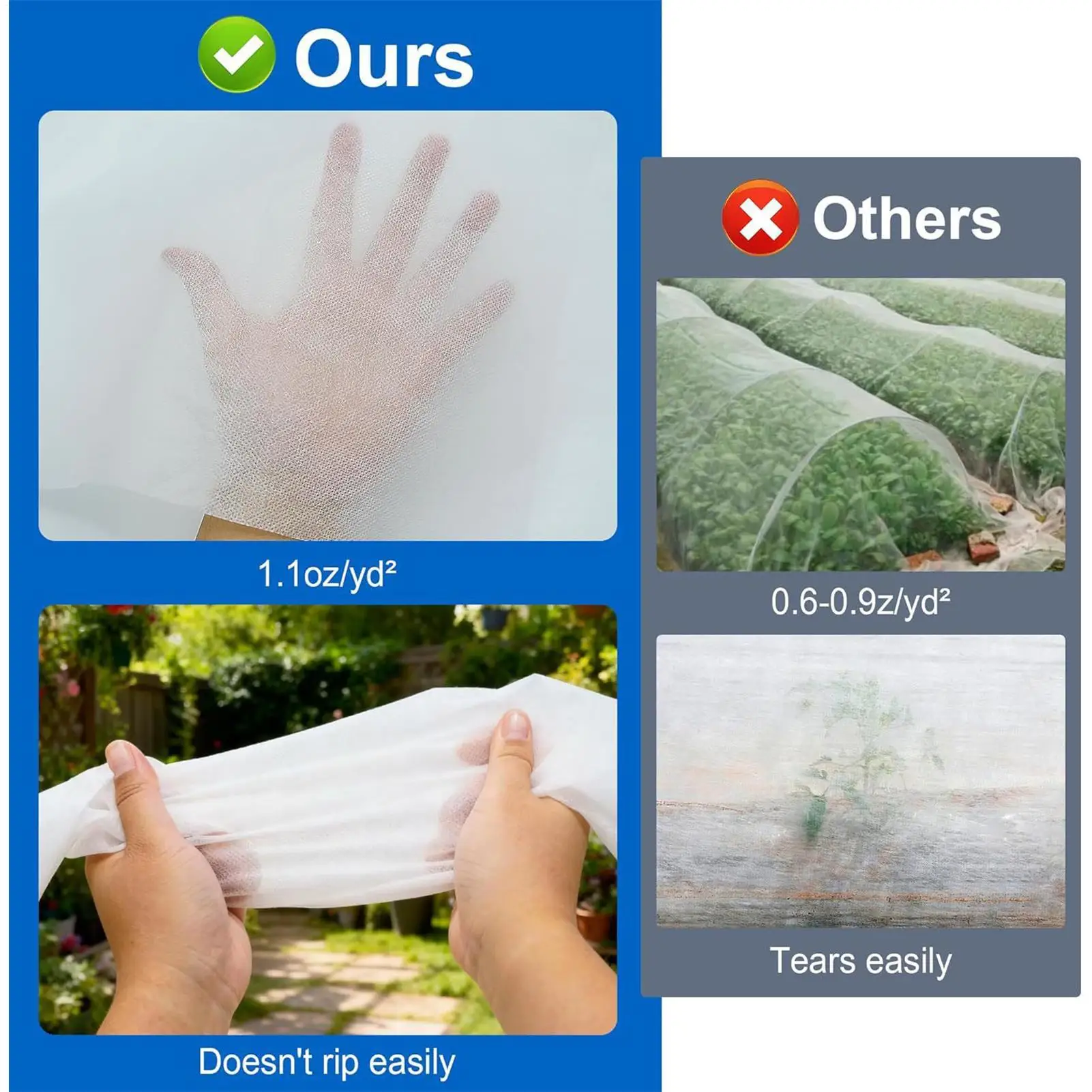 

Winter Plant Covers Plant Freeze Barrier Cover Fruits Cold Weather Protector For Landscape Patio Yard Lawn Winter Outdoor