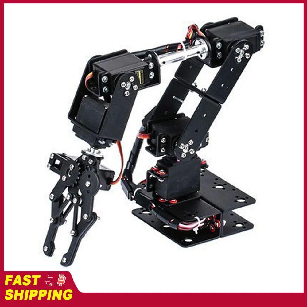 6DOF Robot Mechanical Arm Clamp Claw Kit DOF Manipulator Industrial Robot Parts Industrial Robot Parts Robot Claw Mechanical Arm