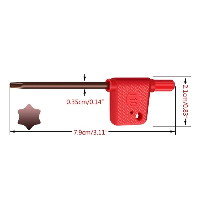 97QC أداة مريحة Torx Keys Wrench SPANNERS مثالية لمصلحو DIY Atmosts Perfect for Home Projects Tool Tool