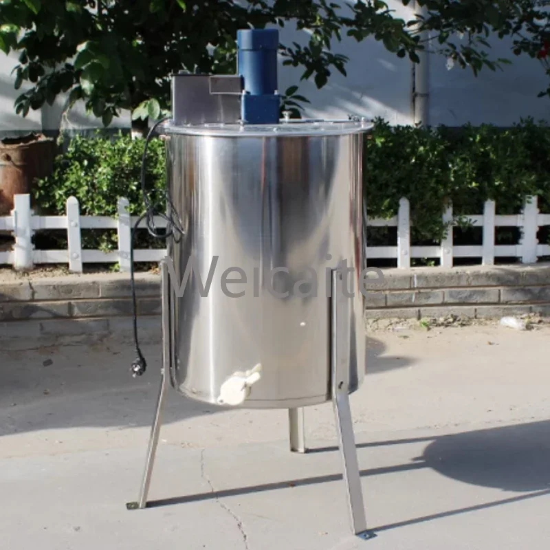 

High Quality 4 6 8 Tier Stainless Steel Electric Honey Extractor With Auto Turnover For Honey Processing And Mixing 2024 New