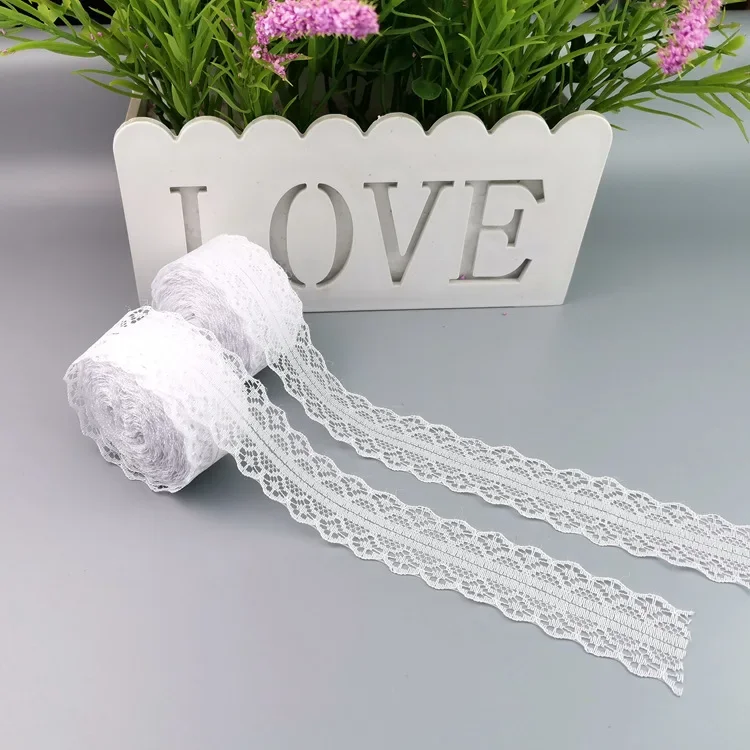 شريط دانتيل من القماش ، شريط دانتيل للخياطة ، عرض 3 ، أبيض ، عيد الميلاد ، تصنعه بنفسك ، ملابس ، 10 أمتار لكل لفة