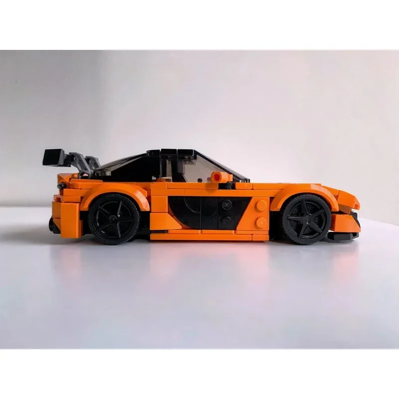 

MOC-112299 Новый маленький классический культовый городский спортивный автомобиль RX-7, гоночный строительный блок, модель 294 деталей, детская игрушка на день рождения для мальчиков, подарок