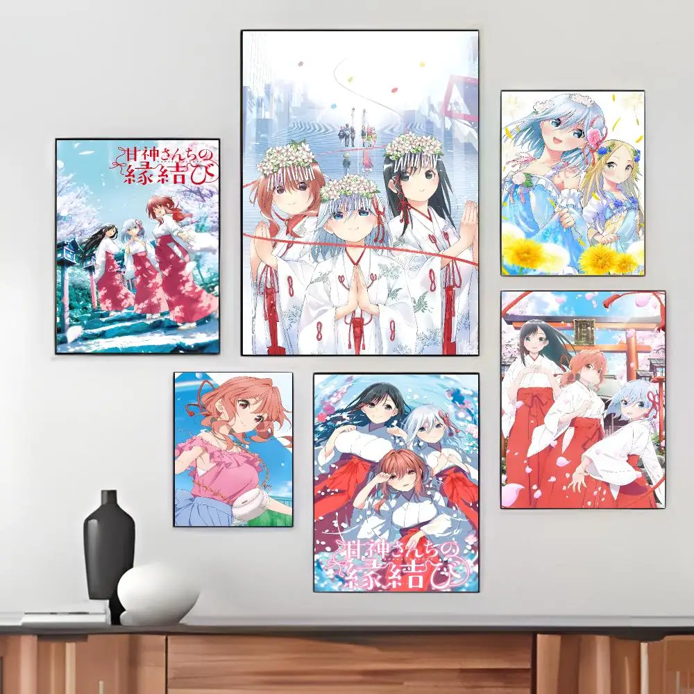 T-Tying the Knot with an Amagami Sister Anime Poster Pegatina artistica HD autoadhesiva impermeable para salon dormitorio