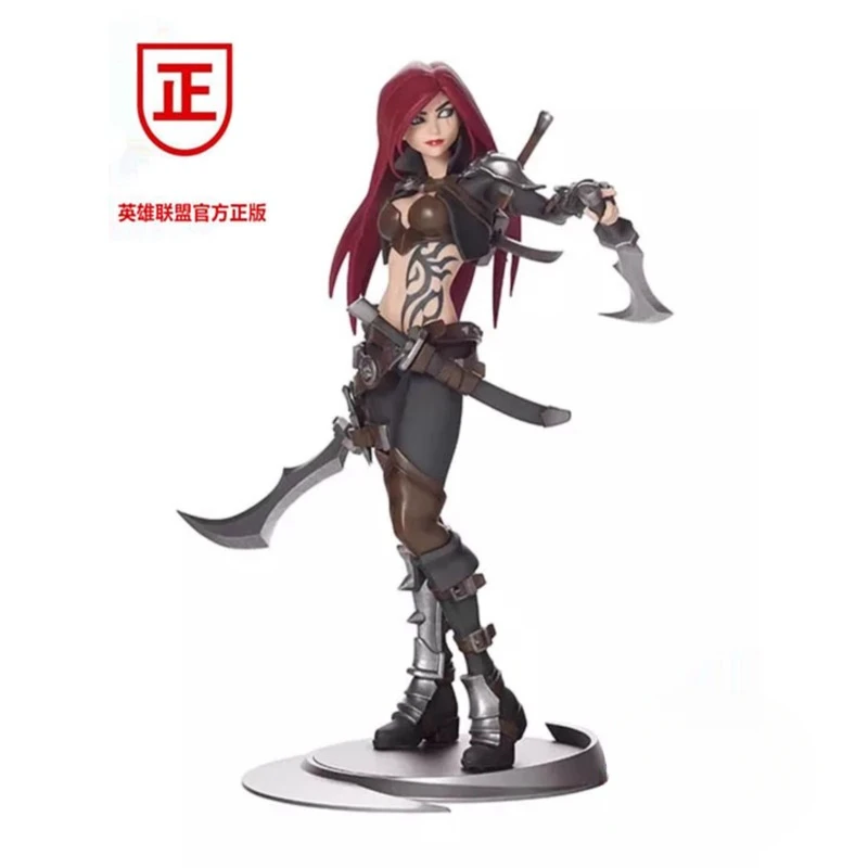 Original LOL League of Legends Katarina Du Couteau Game Dramatist The Sinister Blade Statues Action Figure Ornaments Model Toys