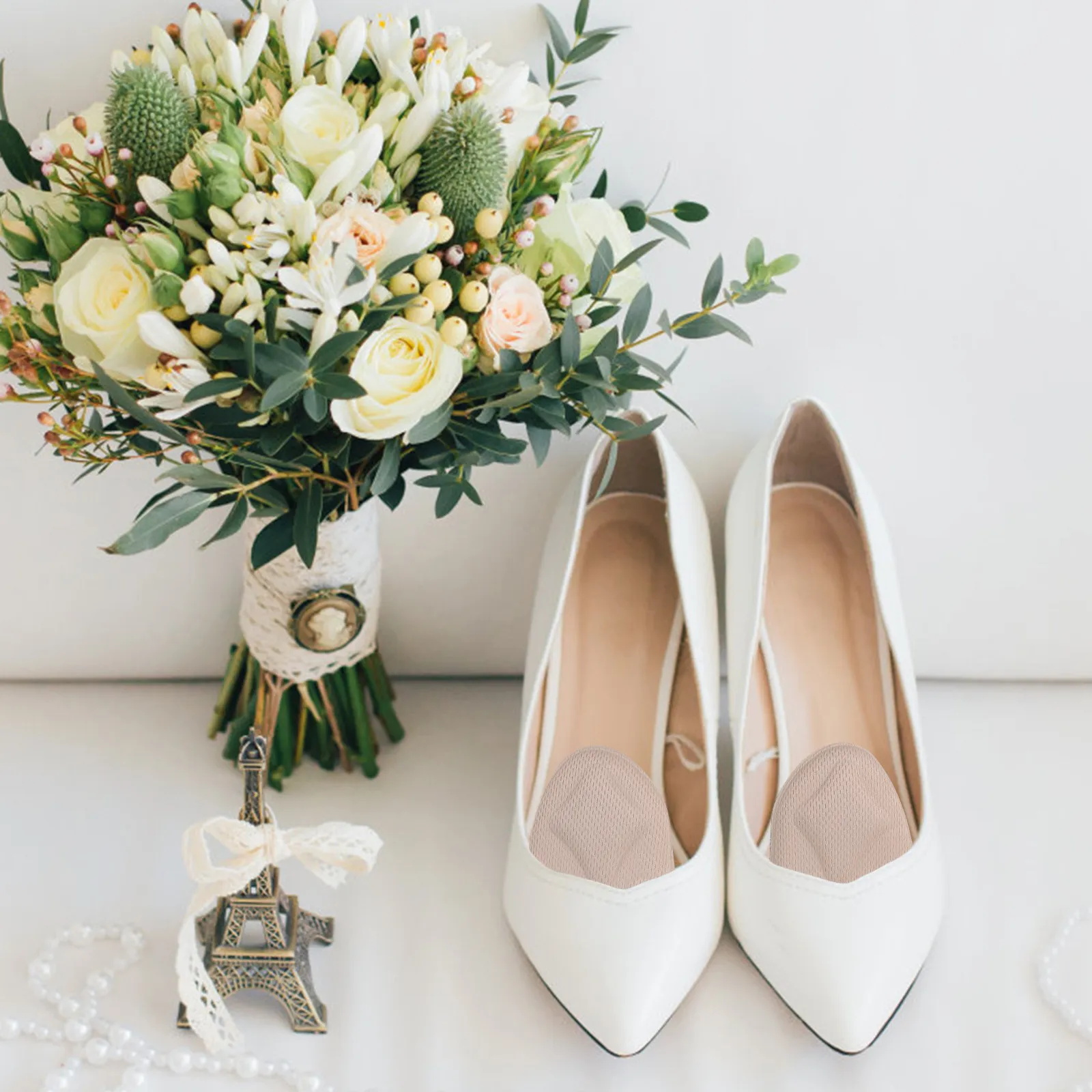 

3Pairs Foot Cushion Metatarsal Pad Durable Soft Bottom Comfortable Insole Non-Slip High Heel Sneaker Forefoot Toe Gel Pads