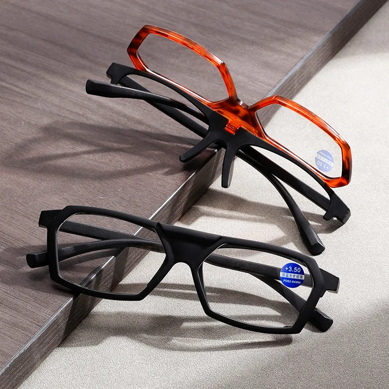 Neue Flip-Cover Lesebrille Männer Frauen Anti Blau Licht Presbyopie Brillen Brillen mit + 1,5 + 2,0 + 2,5 + 3,0 + 3,5 + 4,0 + 1,0
