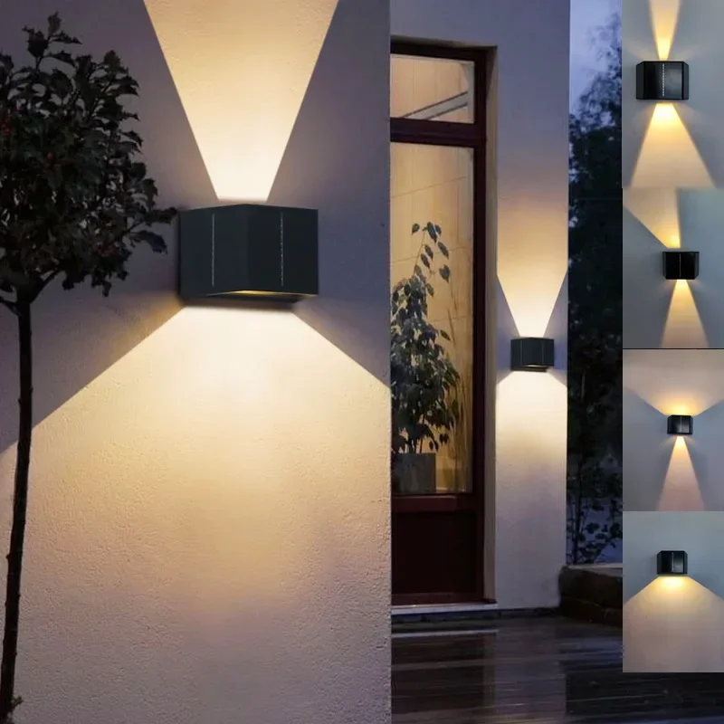 

Solar Outdoor Wall Lights Villa Entrance Pillars On Both Sides Courtyard Walls Exterior Walls Wall Washers Waterproof Wall Light