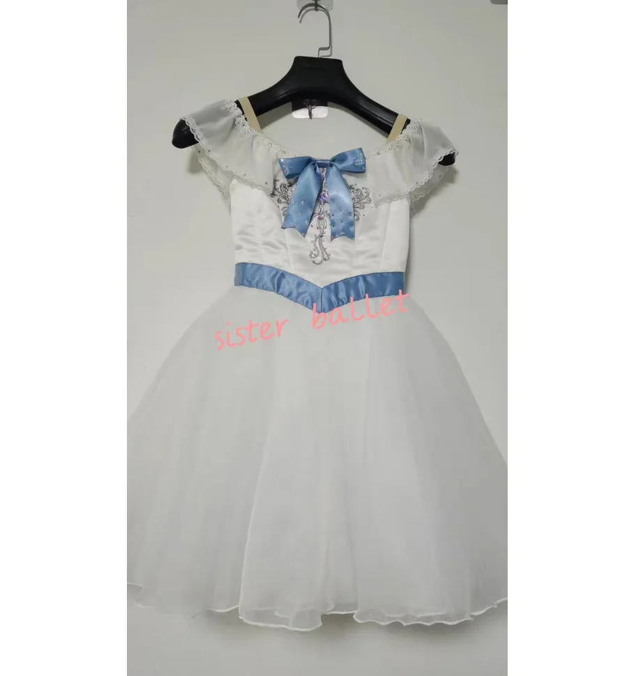 2024 New Ballet PROM Variation Dress Clara Dance Dress with diamond bow long skirt Dance contest dress